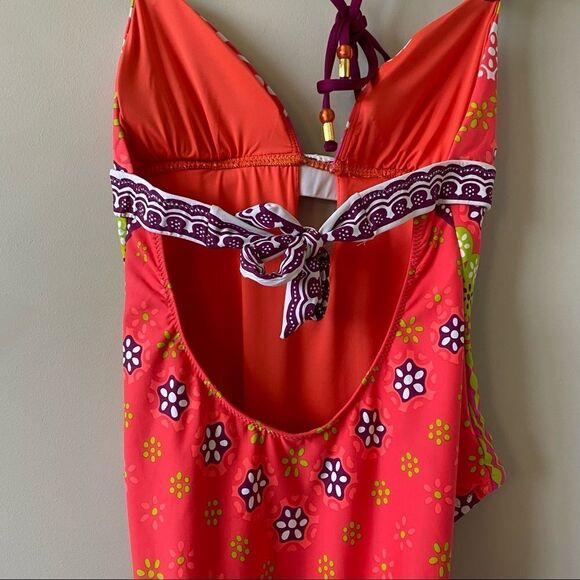 TRINA Turk - Seychelles Halter Tropical One Piece - Picture 12 of 16